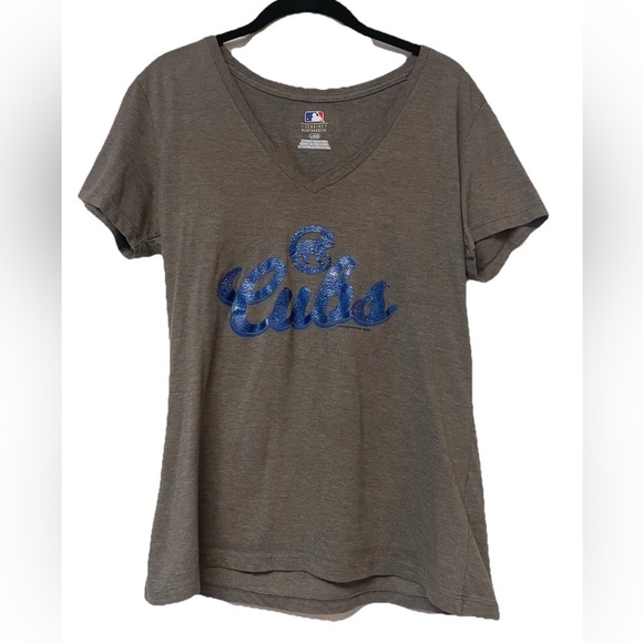 NWOT Cubs MLB Genuine Chicago Cubs T shirt short Sleeved Size L - Picture 1 of 5